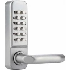 Serrure à Code Mécanique étanche, Combinaison De Code à 1 à 11 Chiffres Mot De Passe De Sécurité Serrure Codée Serrure De Porte à Combinaison Mécanique Sans Clé Pour Porte De Bureau En Bois JUNJUN