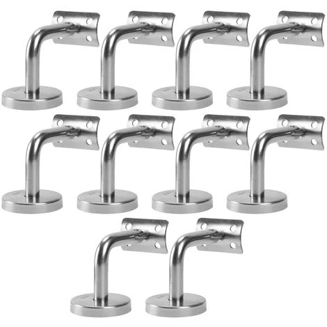 Randaco Support Main Courante 10 Pièces Inox 304 Pour Rampe Escalier Support Mural Rampe Bois Argent 1 Randaco Support Main Courante 10 Pièces Inox 304 Pour Rampe Escalier Support Mural Rampe Bois Argent