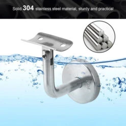 Randaco Support Main Courante 10 Pièces Inox 304 Pour Rampe Escalier Support Mural Rampe Bois Argent 8 Randaco Support Main Courante 10 Pièces Inox 304 Pour Rampe Escalier Support Mural Rampe Bois Argent -Promos Matériel Boutique 64361995 4