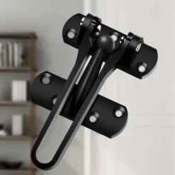 Serrure De Limiteur Pour Porte, Loquet De Barre De Porte Plus épais, Sécurité Verrou Porte Peut être Utilisé Pour Les Portes Et Fenêtres De Bureau à Domicile, équipement Antivol D'hôtel -Promos Matériel Boutique 64459672 4