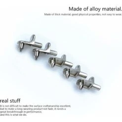 50PCS Taquet Etagere Support Étagères De Métal Nickelé Goupilles De Support Pour Armoire Bureau Accessoires -Promos Matériel Boutique 65109480 3