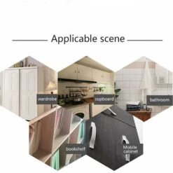 50PCS Taquet Etagere Support Étagères De Métal Nickelé Goupilles De Support Pour Armoire Bureau Accessoires -Promos Matériel Boutique 65109480 5