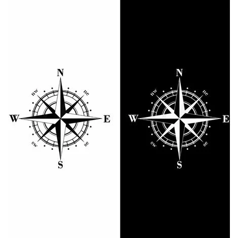 Autocollant De Voiture, Décalques D'autocollants De Voiture De Boussole De Vinyle De Conception D'art Blanc 15cmx15cm JUNJUN 4 Autocollant De Voiture, Décalques D'autocollants De Voiture De Boussole De Vinyle De Conception D'art Blanc 15cmx15cm JUNJUN – Image 4