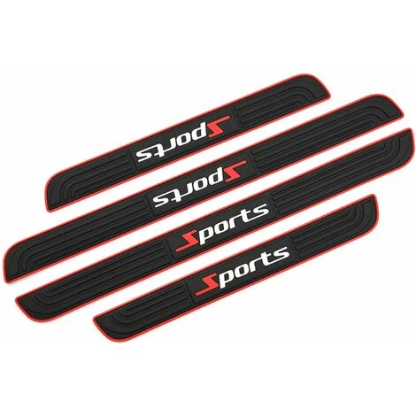 Couvre-seuils De Porte 4 Pièces, Bandes De Protection De Seuil De Porte En Caoutchouc Souple De Haute Qualité, Accessoires De Voiture, Bandes De Protection De Seuil De Porte Anti-rayures, Accessoires 1 Couvre-seuils De Porte 4 Pièces, Bandes De Protection De Seuil De Porte En Caoutchouc Souple De Haute Qualité, Accessoires De Voiture, Bandes De Protection De Seuil De Porte Anti-rayures, Accessoires