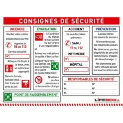 Panneau Consignes Générales De Sécurité