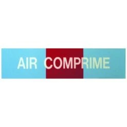 Etiquette Air Comprimé 100x30x10mm Paquet De 5 Pièces Réf 215619 SELF CLIMAT, Etiquette Air Comprimé