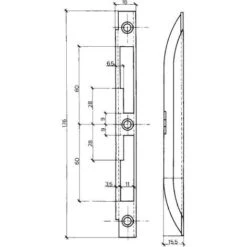 Gâche Série E-11955 BQ017746/AF381740/FEC6749 -Promos Matériel Boutique 66175204 4
