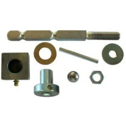 Pivot De Portail Acier Avec Seuil Fixé à La Résine - Carré 30 X 30 Mm - Kit Fixation Haute Et Basse -Promos Matériel Boutique 66358007 3