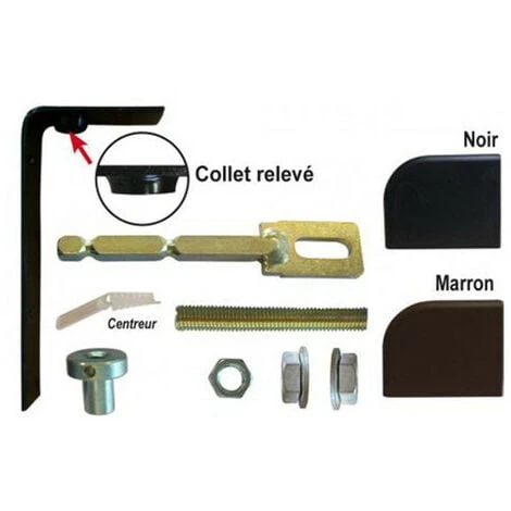 Pivot De Portail Bois Sans Seuil Fixé à La Résine - Kit Fixation Haute Et Basse 2 Pivot De Portail Bois Sans Seuil Fixé à La Résine - Kit Fixation Haute Et Basse – Image 2