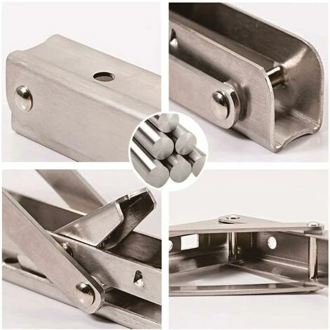 RHAFAYRE Étagère Murale Pliante De 500 Mm, Support De Pliant En Acier Inoxydable 304 Pour établi, Équerre Pliante Support, Equerre Pour Etagere Murale(2 Pièces), Argenté 4 RHAFAYRE Étagère Murale Pliante De 500 Mm, Support De Pliant En Acier Inoxydable 304 Pour établi, Équerre Pliante Support, Equerre Pour Etagere Murale(2 Pièces), Argenté – Image 4