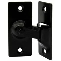 90-Grad-Türschlossriegel, Schwarz 2 Stück Edelstahl-Sicherheitswinkelschlossriegel Für Schiebe-/Drucktüren, Satin-Nickel -Promos Matériel Boutique 67264244 4