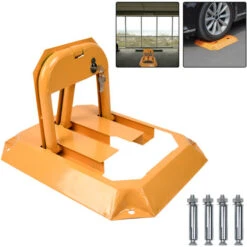 Froadp Barrière De Parking Pliante Poteau De Stationnement Octogonal épaissi Avec 3 Clés Et 4 Boulons D'expansion Aide Au Stationnement Universelle Barrière De Stationnement Pour Garage Parking Allée