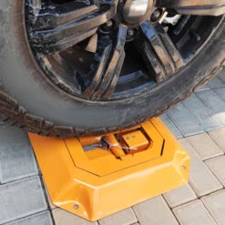 Froadp Barrière De Parking Pliante Poteau De Stationnement Octogonal épaissi Avec 3 Clés Et 4 Boulons D'expansion Aide Au Stationnement Universelle Barrière De Stationnement Pour Garage Parking Allée -Promos Matériel Boutique 67512149 5