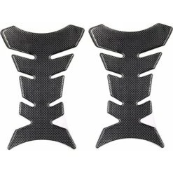 GDRHVFD Protège Réservoir Protection Moto Carbone Autocollant Sport De Tampon Gaz 3D Pour Réservoirs Noir 18 X 12Cm
