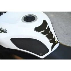 GDRHVFD Protège Réservoir Protection Moto Carbone Autocollant Sport De Tampon Gaz 3D Pour Réservoirs Noir 18 X 12Cm -Promos Matériel Boutique 67552681 3