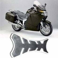 GDRHVFD Protège Réservoir Protection Moto Carbone Autocollant Sport De Tampon Gaz 3D Pour Réservoirs Noir 18 X 12Cm -Promos Matériel Boutique 67552681 5