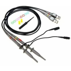 Oi-FRIS Sonde D'oscilloscope P6100 100 MHz Avec Kit Complet De Cordons De Test BNC Vers Minigrabber