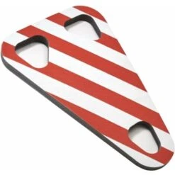 Mottez Protection Porte Vélo En Mousse PE Haute Densité Rouge Et Blanc 38x58x1,5cm Voiture Camping Car Remorque Visibilité Sécurité