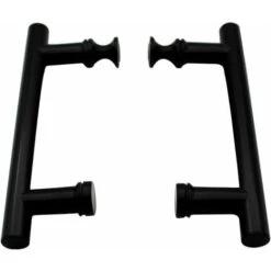 Lot De 2 Poignées De Porte De Douche En Acier Inoxydable - Pièces De Rechange De 145 Mm De Trou à Trou -Promos Matériel Boutique 68114438 3