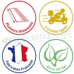 Panneau Alarme - Propriété Privée Sous Vidéo Surveillance 24h/24 Avec Loi. G1651. Sticker Alarme, Panneaux PVC, Alu - Adhésif - 75 X 105 Mm -Promos Matériel Boutique 68489408 5