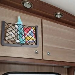 Filet Rangement Pour Voiture 4 PCS, Organisateurs Rangement Coffre 36 18CM, Multifonctionnel Sac Pocket Organizer De Voiture Pour Ustensiles, Camping-Cars, Bateaux, Maison (avec Vis) -Promos Matériel Boutique 68494101 3