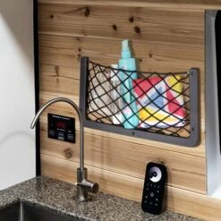 Filet Rangement Pour Voiture 4 PCS, Organisateurs Rangement Coffre 36 18CM, Multifonctionnel Sac Pocket Organizer De Voiture Pour Ustensiles, Camping-Cars, Bateaux, Maison (avec Vis) -Promos Matériel Boutique 68494101 4