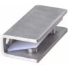 LTS FAFA Lot De 2 Clips De Serrage Pour Porte De Douche En Verre - Charnière Fixe En Acier Inoxydable - Support Mural De Salle De Bain - 8 à 12 Mm