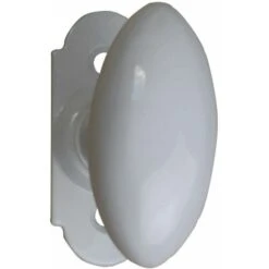 Poignée De Fenêtre Ovale Blanche QUINCADECO