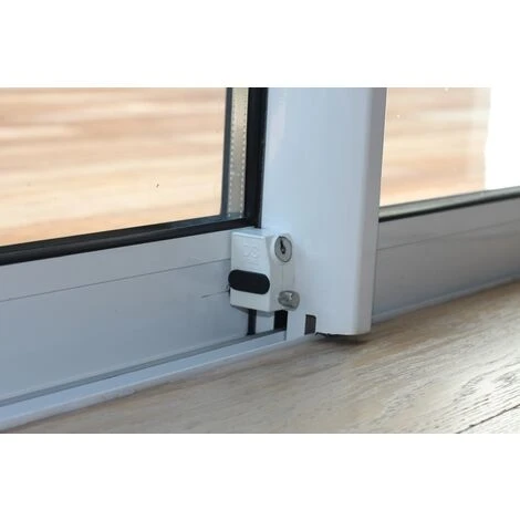 Verrou Baie Coulissante Blanc 2 Verrou Baie Coulissante Blanc – Image 2