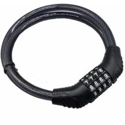 Déstockage Cadenas à Combinaison De Vélo 65 Cm, Câble En Acier Gainé, Cadenas à Numéros De Vélo