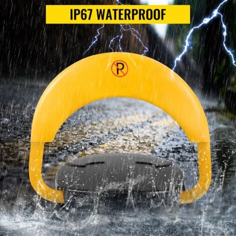 VEVOR Barriere De Parking Rabattable, Controle A Distance 15m Verrou De Stationnement Avec Telecommande, Systeme DeAlarme Intelligent Integre Serrure De Stationnement, Proteger Espace Prive Commercial 5 VEVOR Barriere De Parking Rabattable, Controle A Distance 15m Verrou De Stationnement Avec Telecommande, Systeme DeAlarme Intelligent Integre Serrure De Stationnement, Proteger Espace Prive Commercial – Image 5