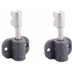 2x Extension De Serrure à Ressort Point De Fermeture Supplémentaire Porte Meuble Universel