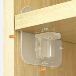 Lot De 20 équerres Adhésives Murales Sans Perforation Pour étagère Ephé -Promos Matériel Boutique 70239391 5