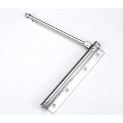 ELLE Ferme-Porte En Acier Inoxydable Force Réglable Fermeture Automatique De La Porte à Fermeture Diamètre Du Pilier Du Noyau 7MM Léger Et Solide Ferme Porte à Ressort Argent Durable.