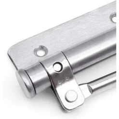 ELLE Ferme-Porte En Acier Inoxydable Force Réglable Fermeture Automatique De La Porte à Fermeture Diamètre Du Pilier Du Noyau 7MM Léger Et Solide Ferme Porte à Ressort Argent Durable. -Promos Matériel Boutique 70977727 4