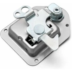 Verrou De Remorque En Acier Inoxydable Avec 2 Clés, 111mm X 83mm , Pour Caravane, Camion, Camping-car, Voiture De Patrouille -Promos Matériel Boutique 71102741 3