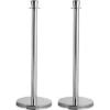 Poteaux De Guidage Chromés Lot De 2