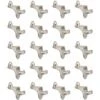 20x Taquet En Acier Finition Nickel Pour étagère équerre Tenon 5mm Support Attache Placard Meuble Armoire Fixation Universel