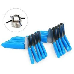 10 Pcs Padlock Shim Mediator Lock Set Pick Pick Opener Practical Accessories Locksmith Tools Home (Blue)
