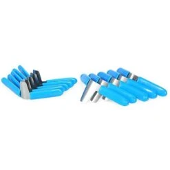 10 Pcs Padlock Shim Mediator Lock Set Pick Pick Opener Practical Accessories Locksmith Tools Home (Blue) -Promos Matériel Boutique 71996613 3