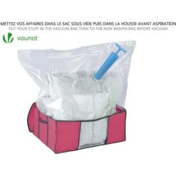 Lot De 9 Housse De Rangement Sous Vide Grande Capacite Avec Pompe -Promos Matériel Boutique 72050614 3