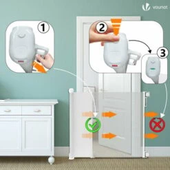 Barriere De Securite Retractable 180cm Blanc -Promos Matériel Boutique 72050639 3