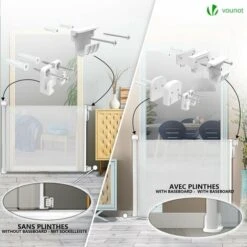 Barriere De Securite Retractable 180cm Blanc -Promos Matériel Boutique 72050639 4