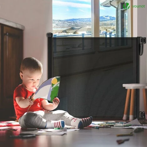 Barriere De Securite Retractable 180cm Noir 5 Barriere De Securite Retractable 180cm Noir – Image 5