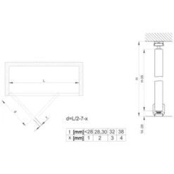 Système Coulissant Pliant SLID'UP 200 Pour Porte De Placard 2 Panneaux - Rail 756 Mm - 14 Kg -Promos Matériel Boutique 72055 5