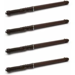 4x Support D'étagère Caché Invisible Flottant Marron Capacité 15kg Console Fixation Murale Suspendue Tiroir Meuble Mur Dissimulé Décoration DIY, 10 X 100mm