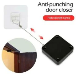 GP Fermeture De La Porte Coulissante - Fermeture Automatique De La Porte Domestique Ressort De Fermeture De La Porte Utilitaire - Pièce De Fermeture De La Porte - (tension 500g) Blanc -Promos Matériel Boutique 72198500 3