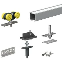 Système Coulissant Pliant SLID'UP 140 Pour Porte De Séparation 2 Panneaux - Rail 1,2 M - 25 Kg