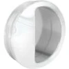 Poignée Cuvette Ronde Diamètre 55 Mm - Plastique Blanc