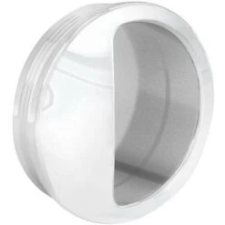 Poignée Cuvette Ronde Diamètre 55 Mm - Plastique Blanc